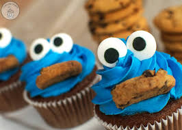 Cookie Monster Cupcakes